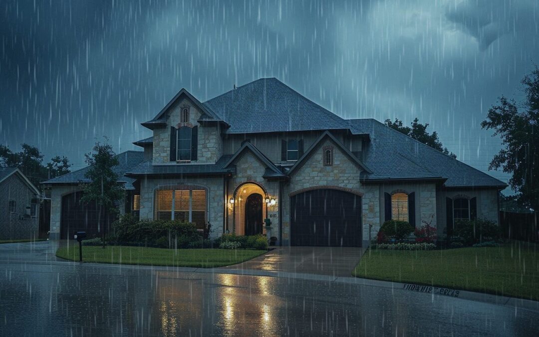 Flood Insurance Corpus Christi - Texas home during storm protected by flood insurance policy