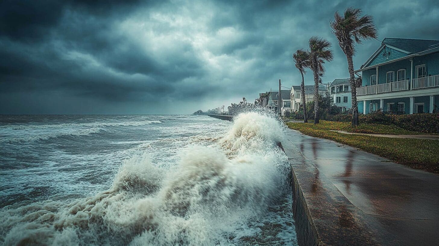 Flood Insurance_Powerful_waves_crashing_against_the_Galveston_seawall