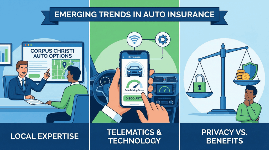 Find Affordable Auto Insurance Options in Corpus Christi 3 Emerging Trends in Auto Insurance